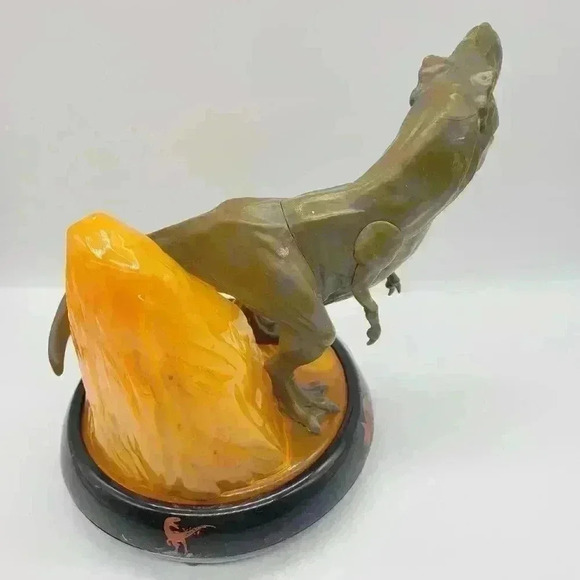 Jurassic World Nightlight KINGDOM T REX Lighted Lava Dinosaur LAMP 8” X 6.5” - Picture 6 of 14